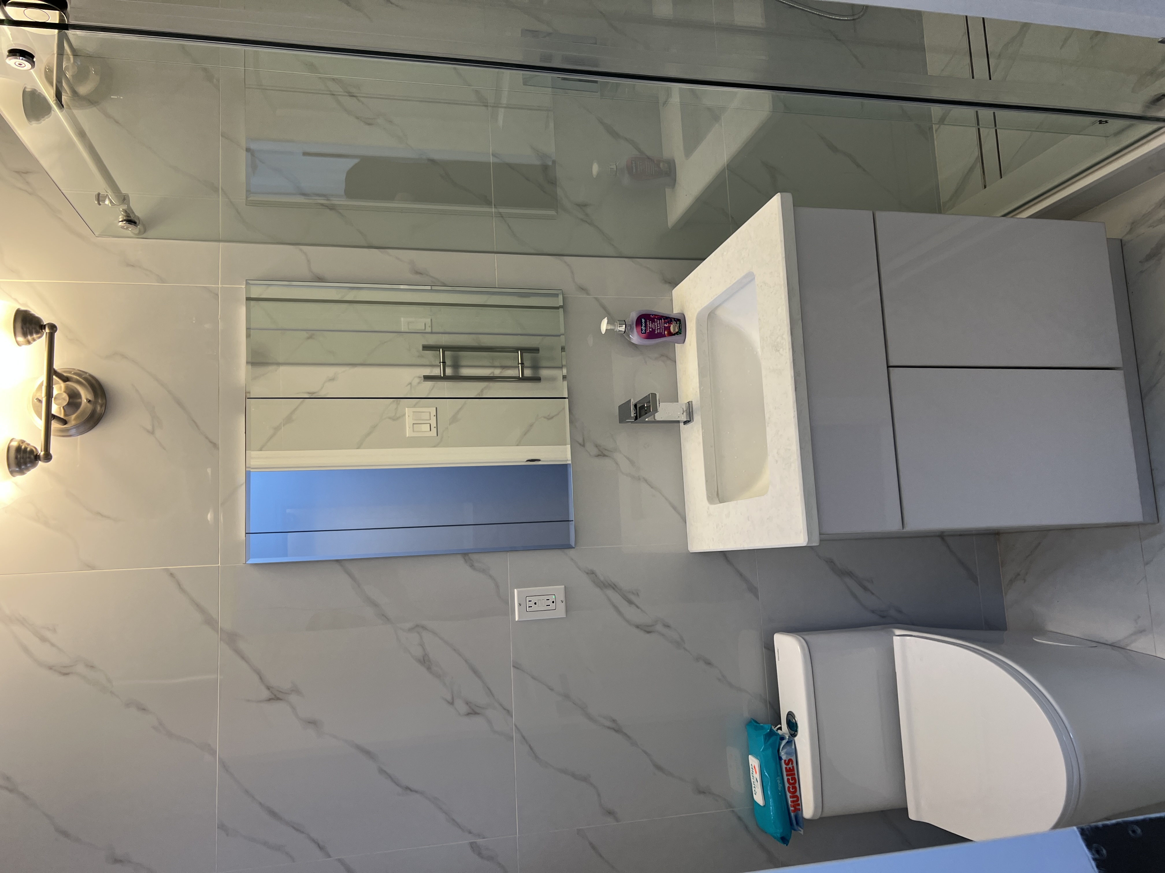 Bathroom after renovation