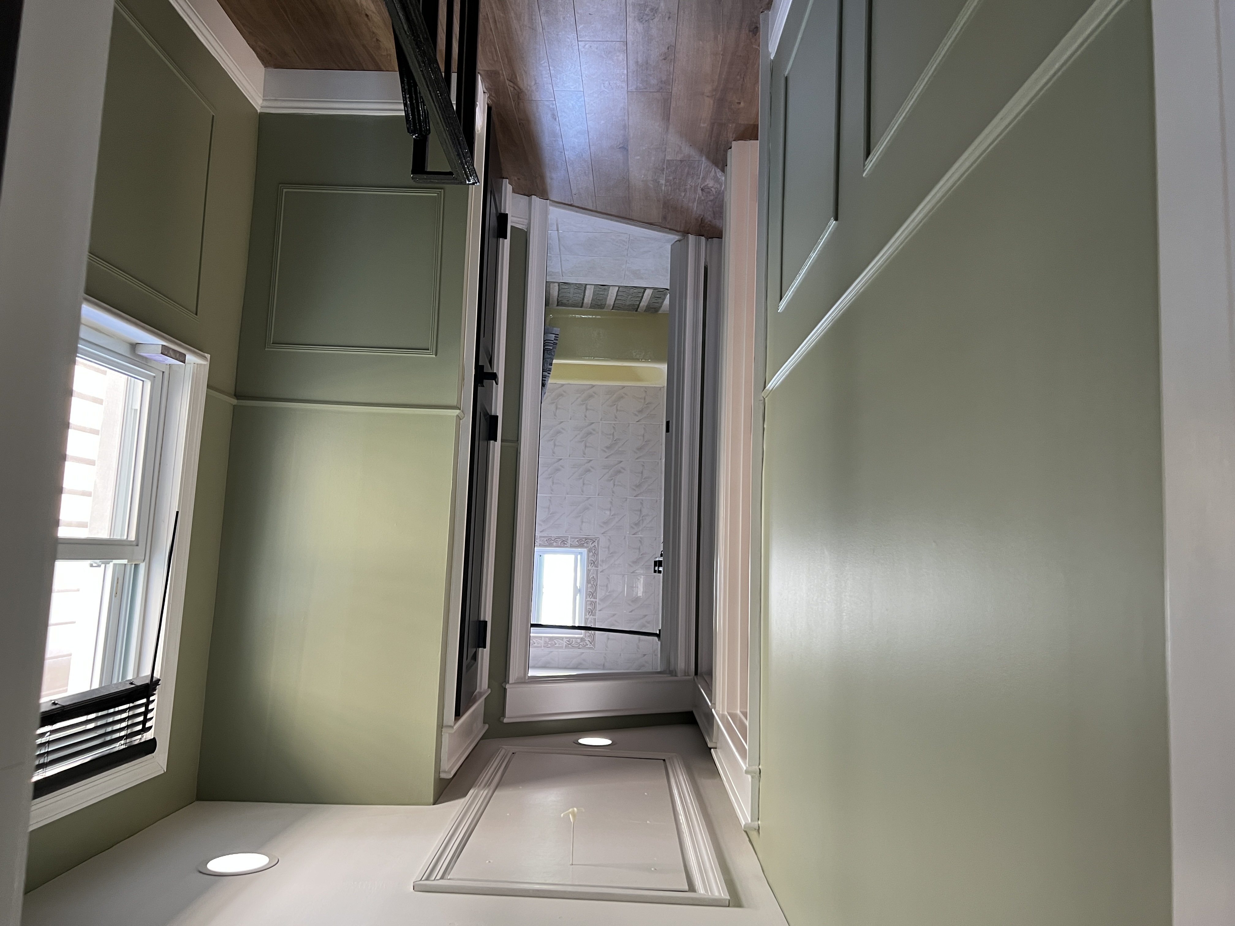 Hallway after